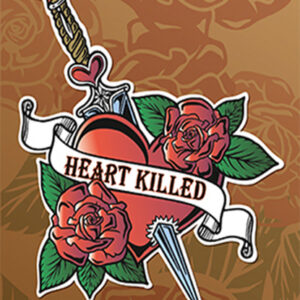 1018 Toalla Tattoo Heart Killed Brown
