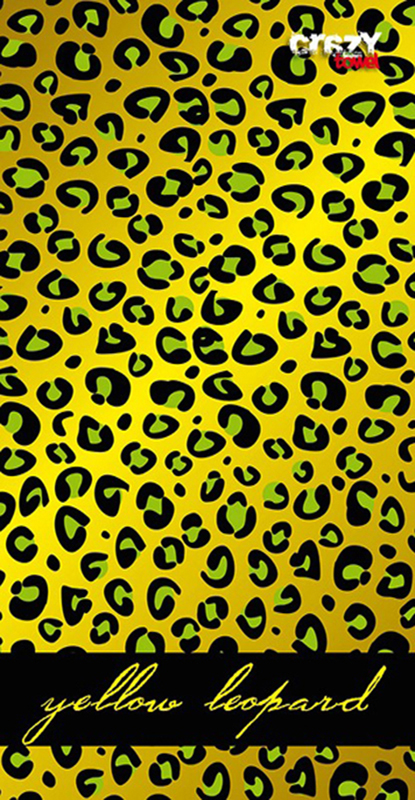 1104 Toalla Yellow Leopard