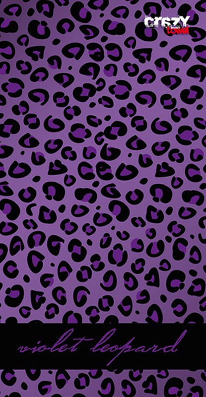 1106 Toalla Violet Leopard