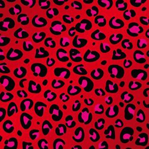 1107 Toalla Red Leopard
