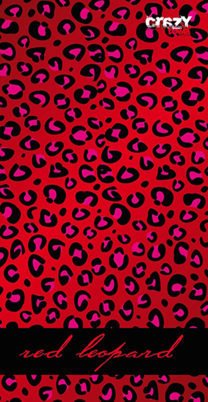 1107 Toalla Red Leopard