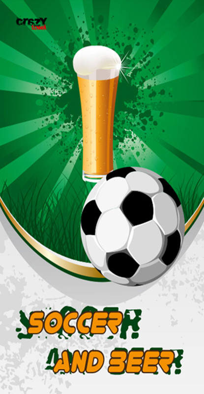 1162 Toalla Soccer Beer