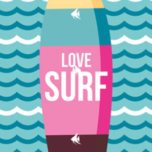 1271 Love Surf Blue