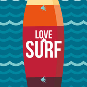 1272 Love Surf Navy