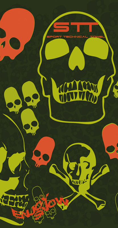 661 Toalla Calaveras Verdes
