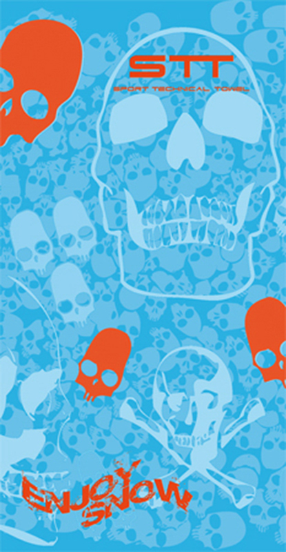 670 Toalla Calaveras Azules