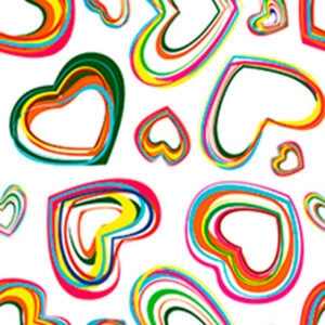 927 Toalla Colour Hearts