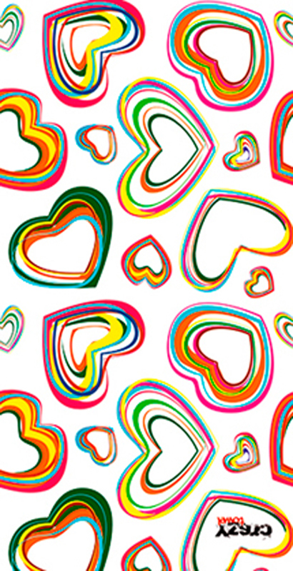 927 Toalla Colour Hearts