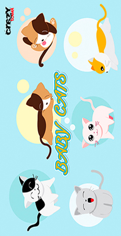 953 Toalla Baby Cats