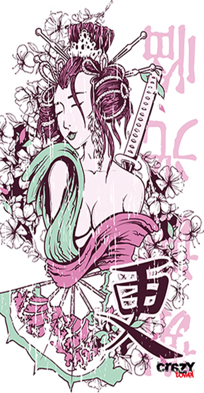 962 Toalla Geisha Tattoo
