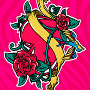 984 Toalla Pink Heart